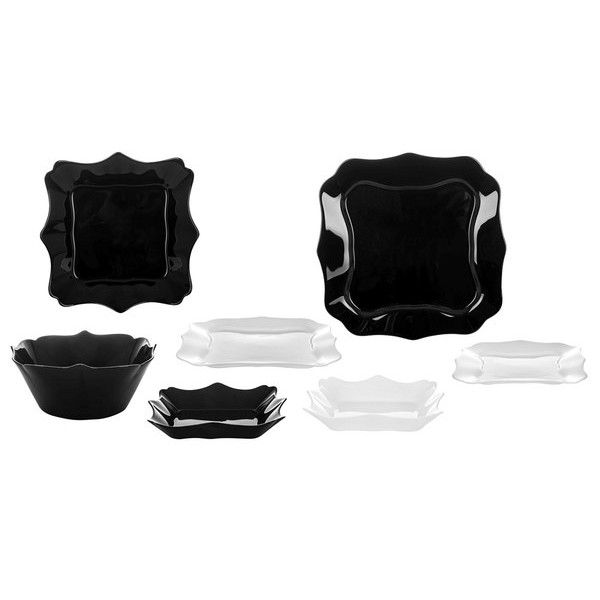 Фото - Столовый сервиз Luminarc Authentic Black&White 19 пр. (E6195)