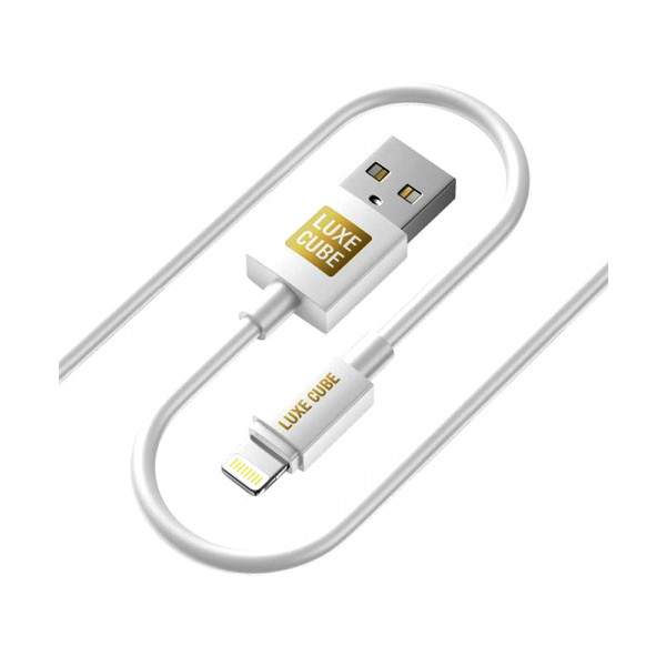 Фото - Кабель синхронизации данных Luxe Cube USB-Lightning 3А 1m White (7775557575228)