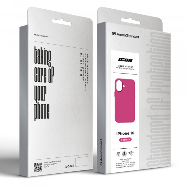 Фото - Чехол для смартфона Armorstandart ICON2 Case for Apple iPhone 16 Fuchsia (ARM81299)