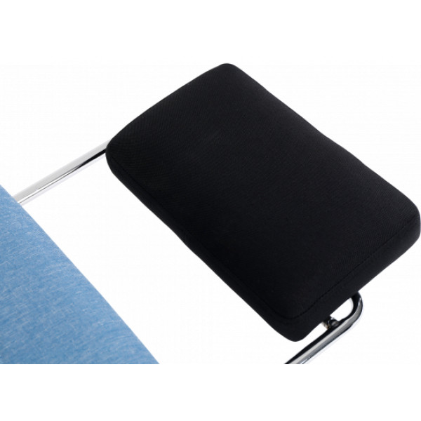 Фото - Кресло для геймеров GT Racer X-2324 Fabric Light Blue/Black Suede