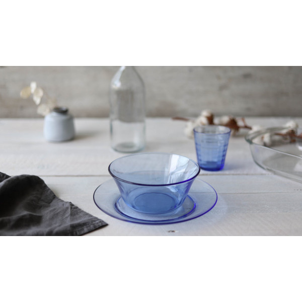 Фото - Тарелка десертная Duralex Lys Marine 19 см (3008BF06)