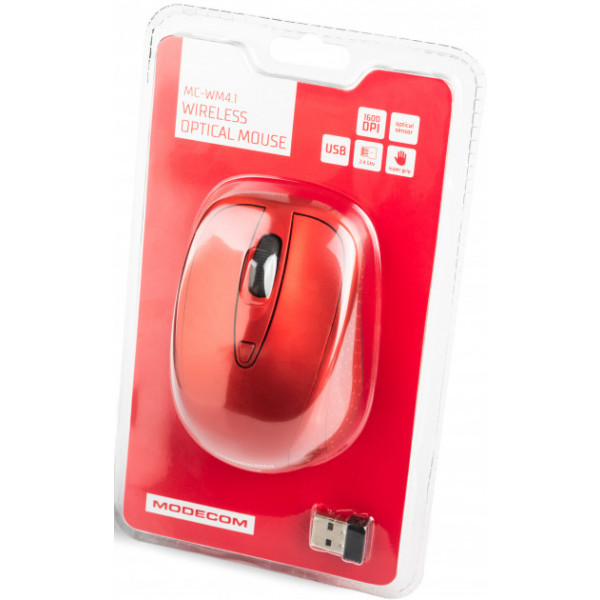 Фото - Мышь беспроводная Modecom MC-WM4.1 Red (M-MC-0WM4.1-500)