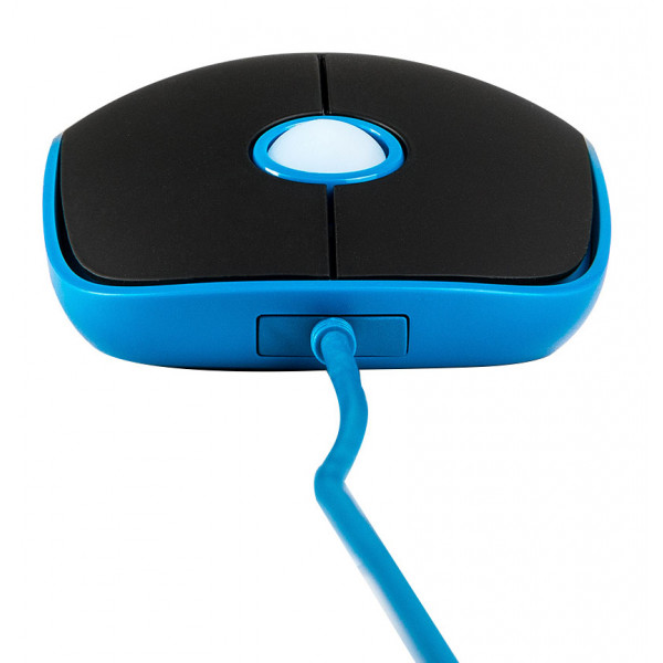 Фото - Мышь проводная Modecom MC-M111 Black-Blue (M-MC-M111-140)