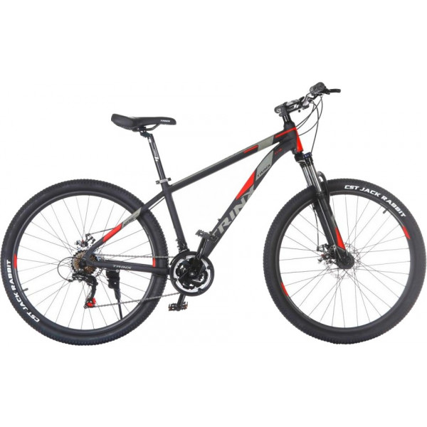 Trinx Majestic M136Elite 2019 27.5x21 Matt Black Grey Red M136Elite.21MBGR COMFY