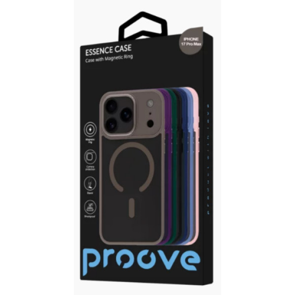 Фото - Чехол для смартфона Proove Essence Case with Magnetic Ring iPhone 17 Pro Max natural titanium (PCECIP17PM27)
