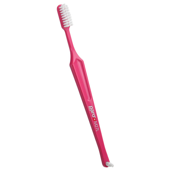 Фото - Зубная щетка Paro Swiss paro toothbrush M27L, с монопучковой насадкой, розовый (7.738/5)