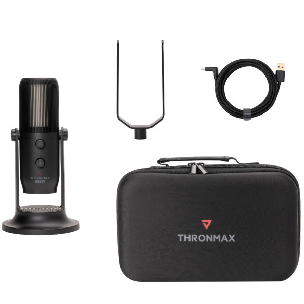 Фото - Микрофон для компьютера проводной Thronmax MDRILL GHOST M2RGB Black (M2RGBTHRONMAX)