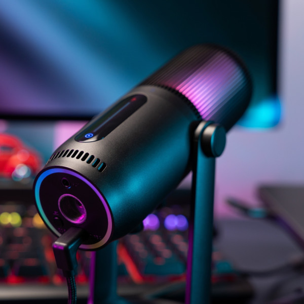 Фото - Микрофон для компьютера проводной Thronmax MDRILL GHOST M2RGB Black (M2RGBTHRONMAX)