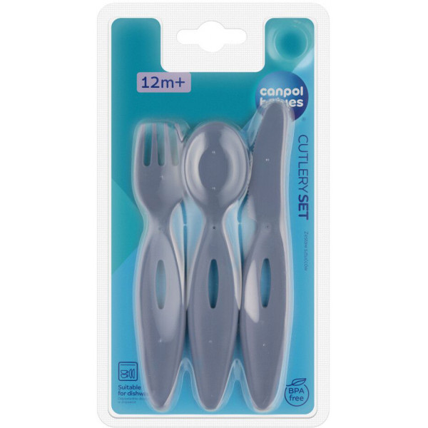 Фото - Набор детский 3 пр. Canpol babies голубой (31/418_blu)