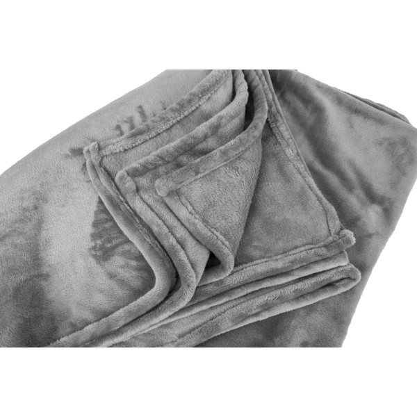 Фото - Набор плед + подушка в авто EVAtech  M для Toyota серые MBLMPSMGV119