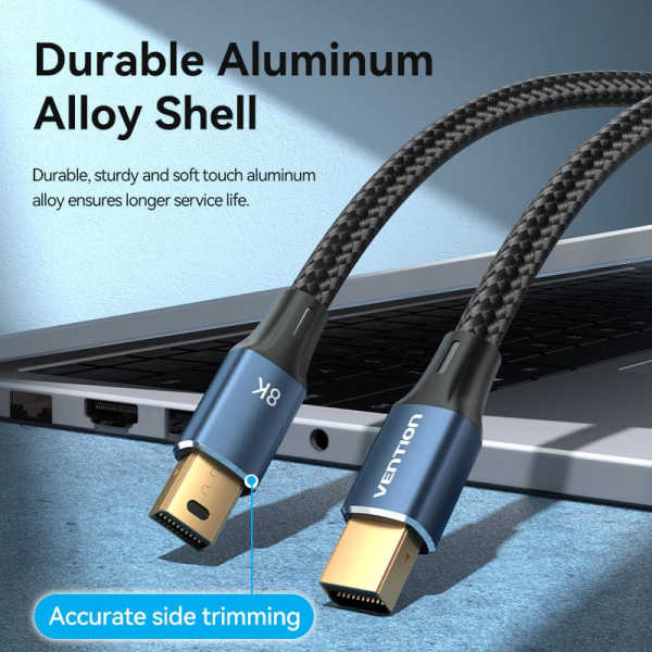 Фото - Кабель Vention mini DisplayPort - mini DisplayPort (M/M) 1.5 м Black (HCGLG)