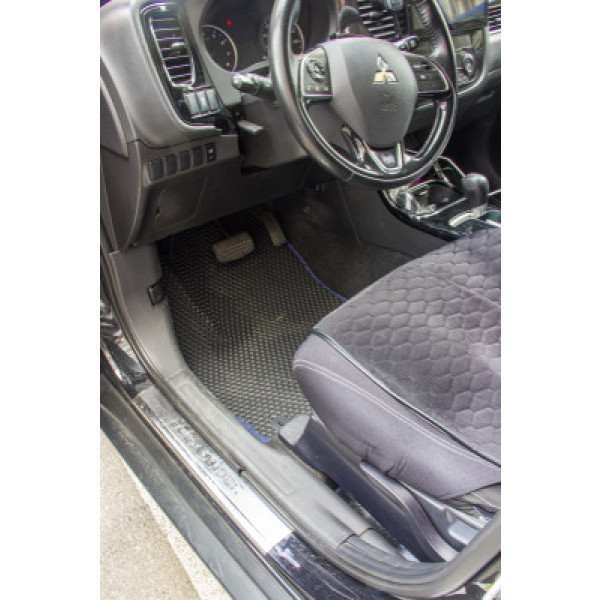 Фото - Коврики из экокожи в салон авто передние EVAtech ECO для Outlander 7 seats Mitsubishi 2013 3 поколение SUV USA (MT31483AD2AV2BBLB)
