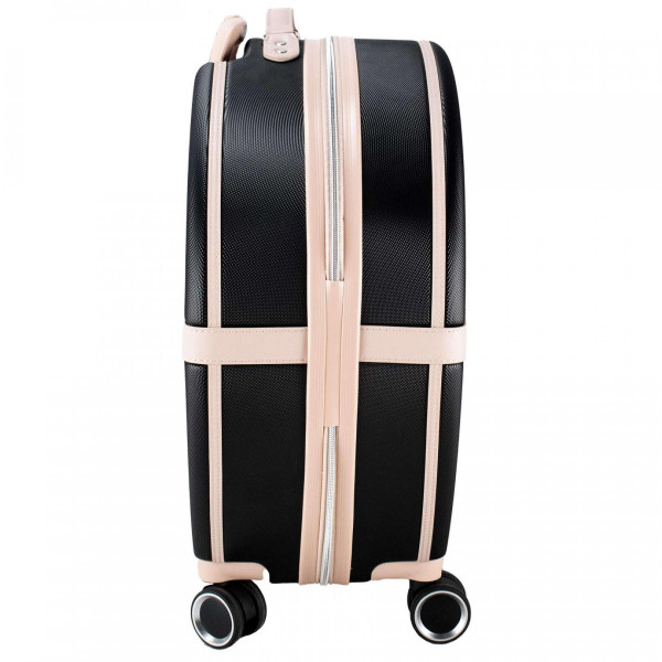 Фото - Чемодан Semi Line S Black/Pink Cream (T5671-2)