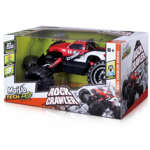 Фото - Радиоуправляемый автотранспорт Maisto Tech Tech Rock Crawler Red (81152 red)