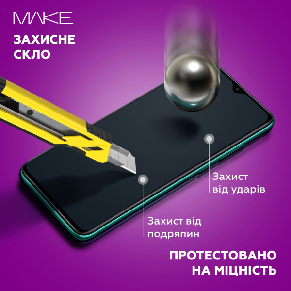 Фото - Защитное стекло для смартфона MAKE Oppo Reno13 5G (MGF-OR135G)