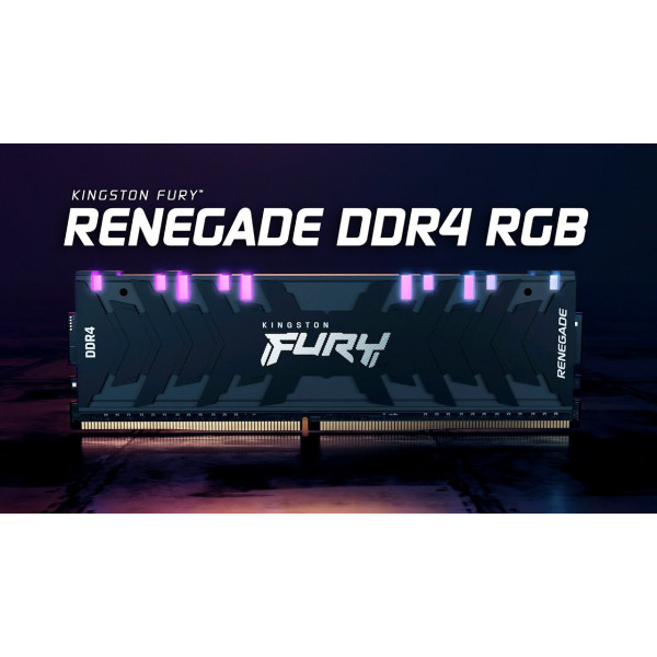 Фото - Память DDR Kingston DDR4 32GB/3600 FURY Renegade RGB (KF436C18RBA/32)