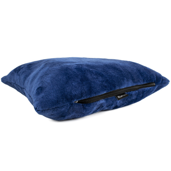 Фото - Набор плед + подушка в авто EVAtech M для Toyota синие MBLMPSMLV119