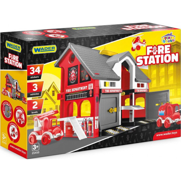 Фото - Игровой набор Wader Play house пожарная станция (25410)
