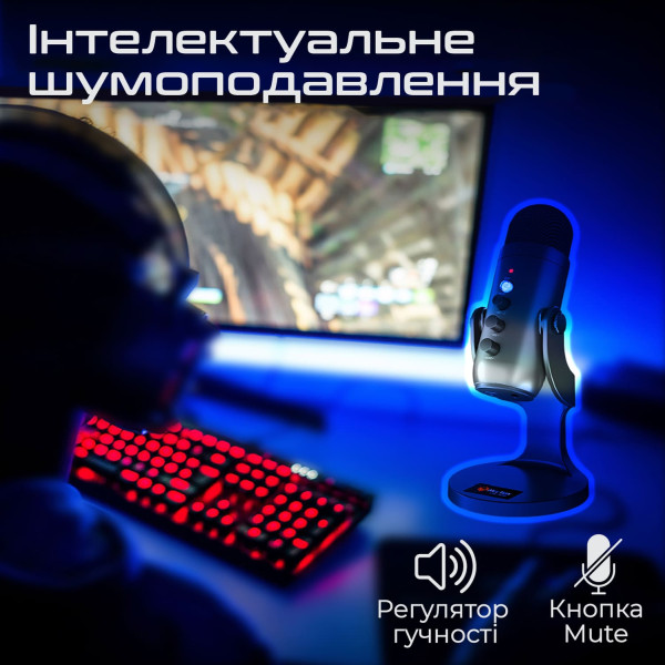 Фото - Микрофон для компьютера проводной Meetion MT-MC20-A