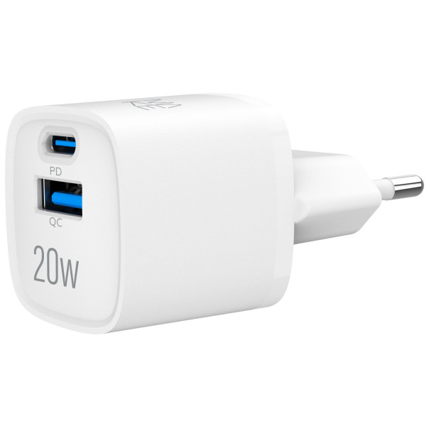 Фото - Сетевое зарядное устройство MAKE 20W GaN PD + QC3.0 White (MCW-2022GWH)