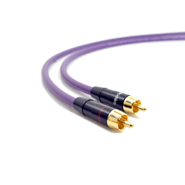 Фото - Кабель RCA Melodika 2xRCA - 2xRCA lenght 0.5m (MD2R05)