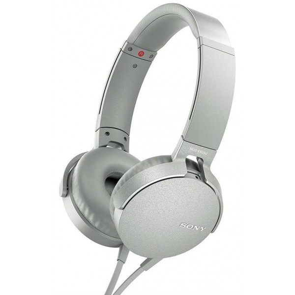 Фото - Наушники накладные Sony MDR-XB550AP White (MDRXB550APW.E)