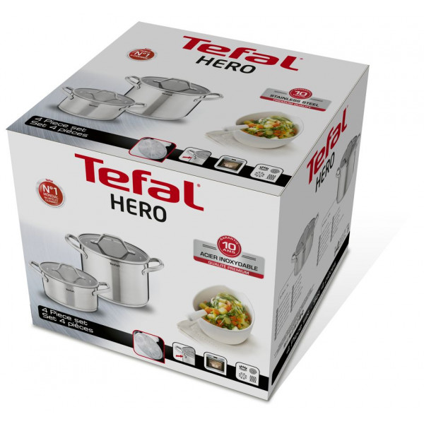 Фото - Набор посуды Tefal E825S414 HERO 6,4 л и 3 л