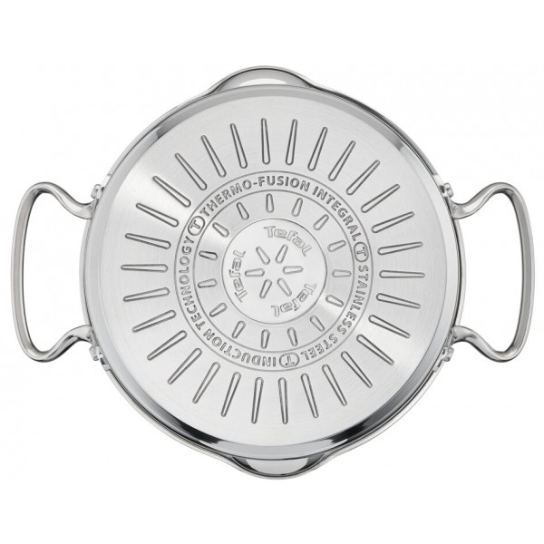 Фото - Набор посуды Tefal G718SA74 Duetto+ 10 пр. со сковородой (кастр. 6,1/5,0/2,9/1,5 л., ковш 1,5 л б/кр, сковорода 26 см)