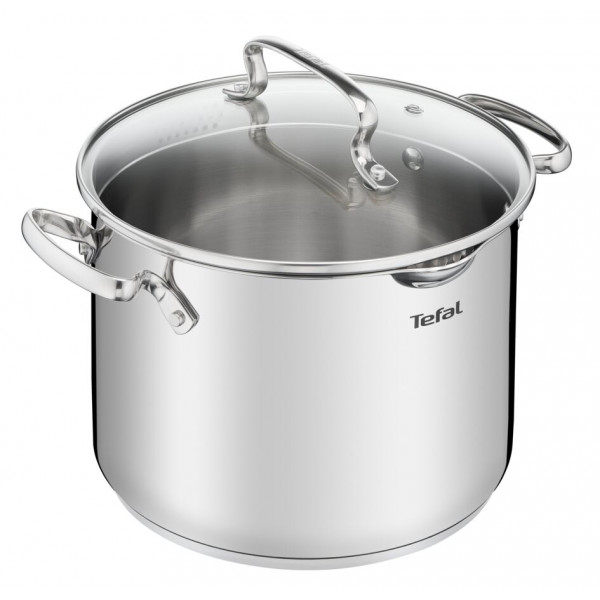 Фото - Набор посуды Tefal G718SA74 Duetto+ 10 пр. со сковородой (кастр. 6,1/5,0/2,9/1,5 л., ковш 1,5 л б/кр, сковорода 26 см)