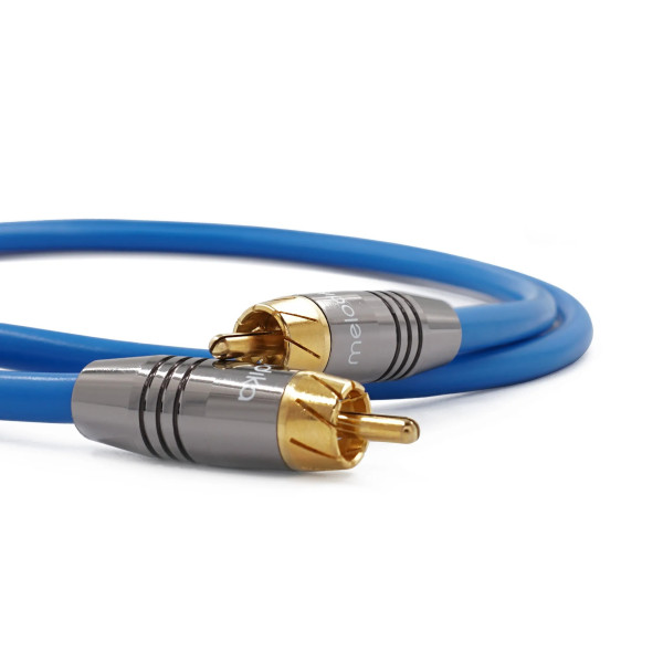 Фото - Кабель RCA Melodika RCA-RCA lenght 4m Blue (SBSW40)