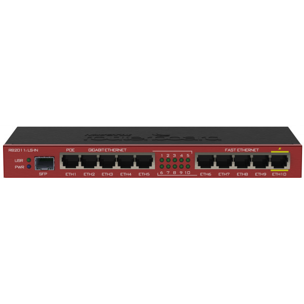 Фото - Коммутатор локальной сети (Switch) MikroTik RB2011ILS-IN