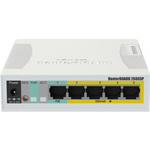 Фото - Коммутатор локальной сети (Switch) MikroTik RB260GSP