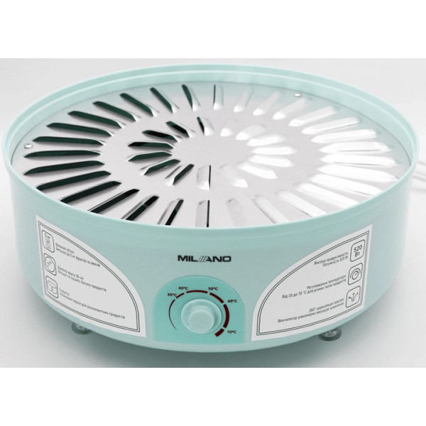 Фото - Сушилка для фруктов и овощей Milano FD-8085BL