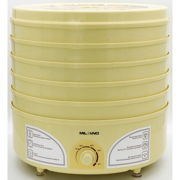 Фото - Сушилка для фруктов и овощей Milano FD-8085B
