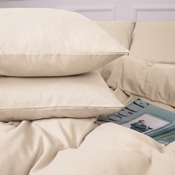 Фото - Комплект постельного белья MirSon 007 Milk 2x143x210 см (2200009650697)