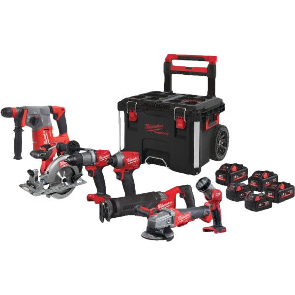 Фото - Набор электроинструментов Milwaukee M18 FPP7B-855P (4933479264)