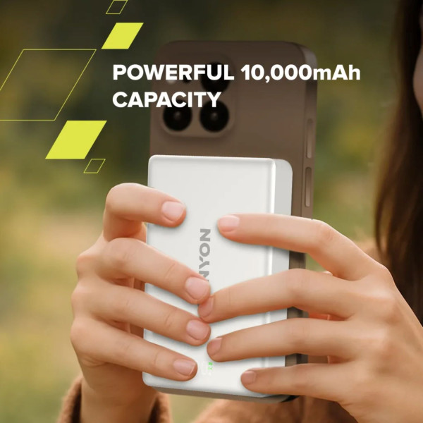 Фото - Батарея мобильная Canyon 511 magnetic 10000mAh Aluminium Interstellar Black (CNS-CPB511B)