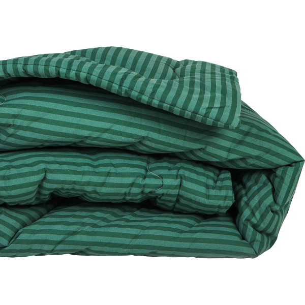 Фото - Одеяло детское демисезонное MirSon Шелковая №140 Сolor Fun Line 17-0612 Stripe Emerald Silk 110х140 см +нав 2 шт. (2200010857450)