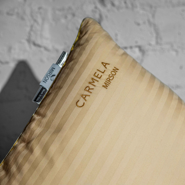 Фото - Подушка стандартная MirSon хлопковая 1452 Carmela Hand Made Высокая 60х60 см (2200001538320)