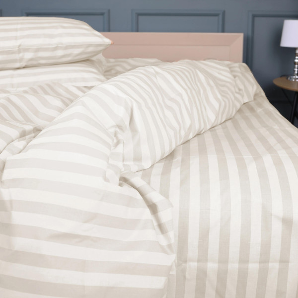 Фото - Комплект постельного белья MirSon 143 x 210 Ranforce Elite 17-0604 Stripe Yellow Ранфорс (2200008052591)