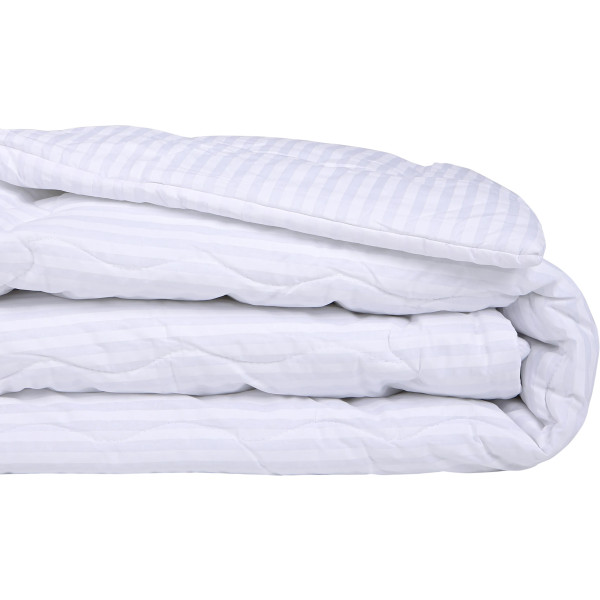 Фото - Одеяло детское демисезонное MirSon №188 Сolor Fun Line 17-0605 Stripe White Шерсть 110х140 см +нав 2 шт. (2200010857115)