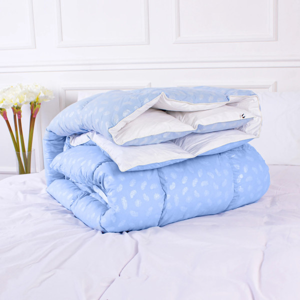 Фото - Одеяло детское демисезонное MirSon №1837 Bio-Blue 90% пух 110x140 (2200003013306)