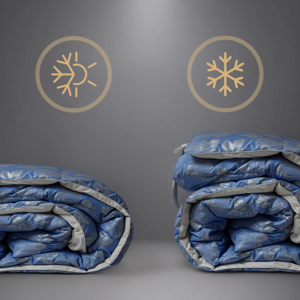 Фото - Одеяло детское демисезонное MirSon №1837 Bio-Blue 90% пух 110x140 (2200003013306)