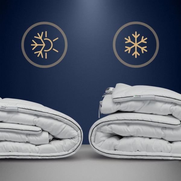 Фото - Одеяло зимнее двуспальное евро MirSon 3M Thinsulate №1326 Royal Pearl Hand Made 220x240 см (2200001530270)