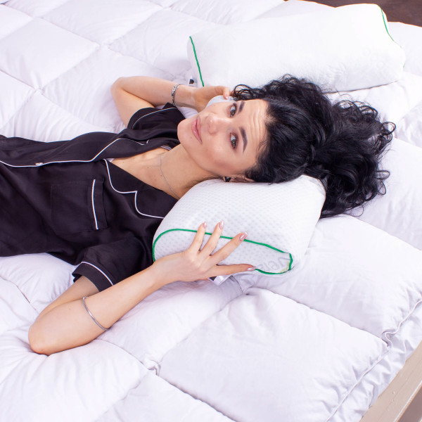 Фото - Подушка ортопедическая MirSon №4169 Green nature Dorotea KIDDY (2200006423836)