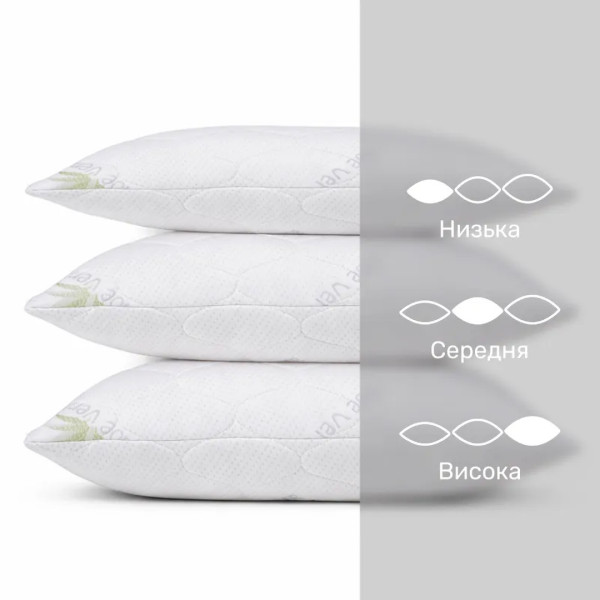 Фото - Подушка стандартная MirSon антиаллергенная №769 Alberto Ecosilk мягкая 60х60 см (2200001485983)