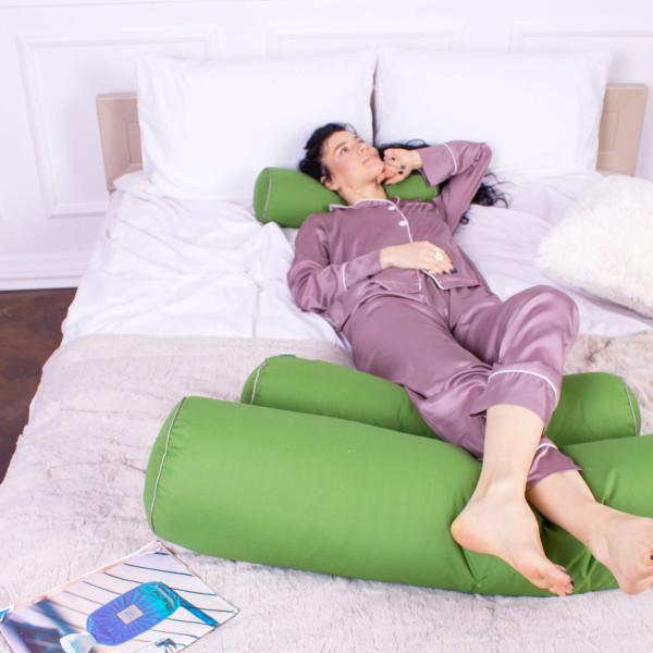 Фото - Подушка валик MirSon №8548 Naturale Line 18-0130 Carolina 100% Memory 60х20 см (2200006344193)