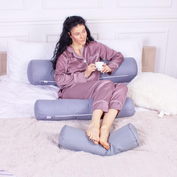 Фото - Подушка валик MirSon №8534 Naturale Line 16-5803 Geronimo 100% Memory 60х16 см (2200006343349)