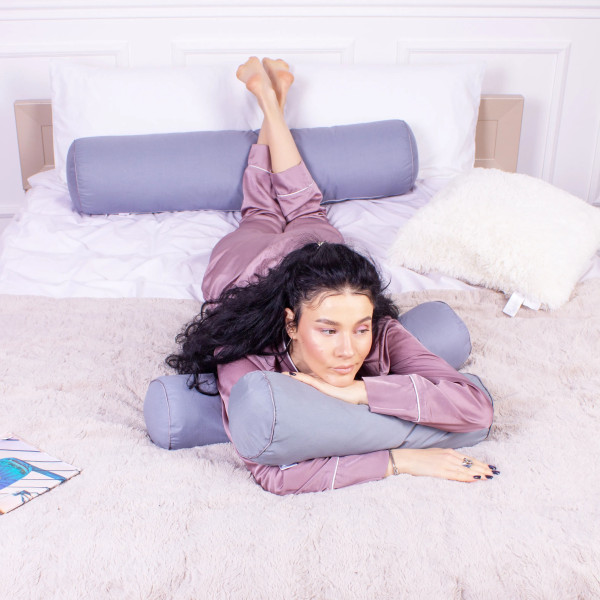 Фото - Подушка валик MirSon №8534 Naturale Line 16-5803 Geronimo 100% Memory 60х16 см (2200006343349)