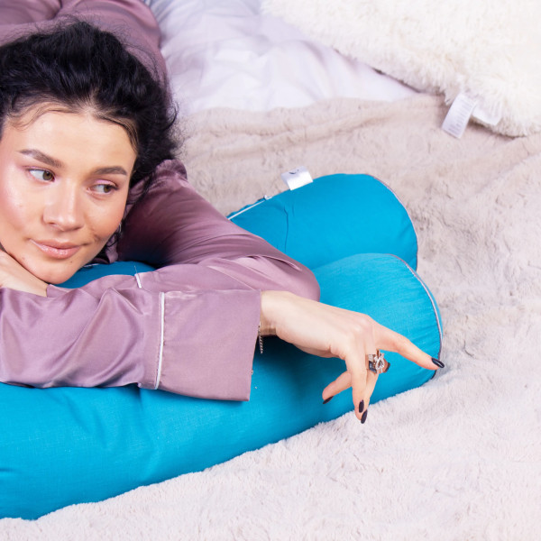 Фото - Подушка валик MirSon №8513 Naturale Line 17-4735 Caterina 50% Memory 60х20 см (2200006342090)